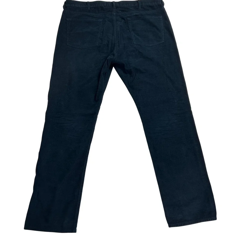 J.Crew 770‎ Straight Fit Blue Corduroy Pants Mens W38 L32 Jeans Casual $168